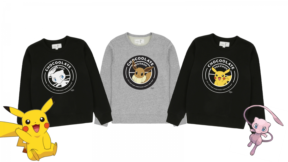 Pokémon新搞作！聯乘:CHOCOOLATE潮流單品開催