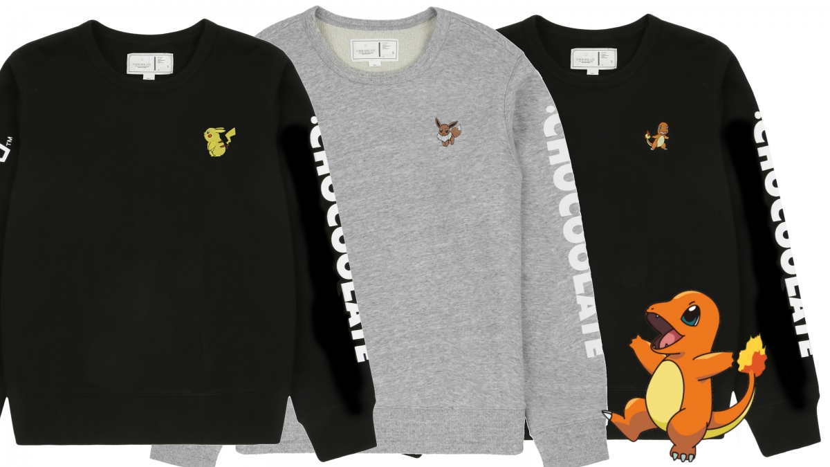 Pokémon新搞作！聯乘:CHOCOOLATE潮流單品開催