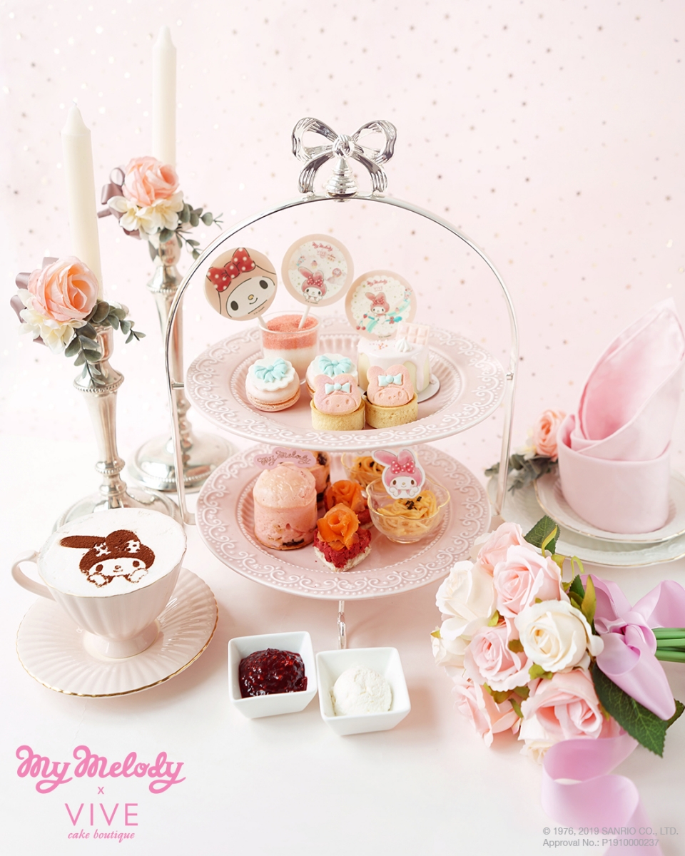 夢幻甜美！Vive Cake獨家聯乘My Melody 下午茶登場