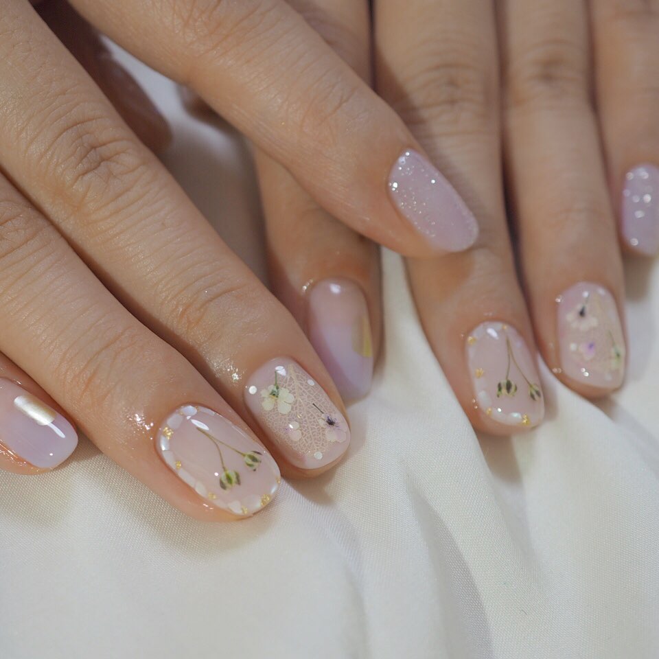 【2020情人節】甜蜜顯氣質！20款粉嫩透明感美甲提案