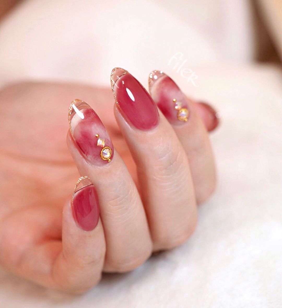 【2020情人節】甜蜜顯氣質！20款粉嫩透明感美甲提案