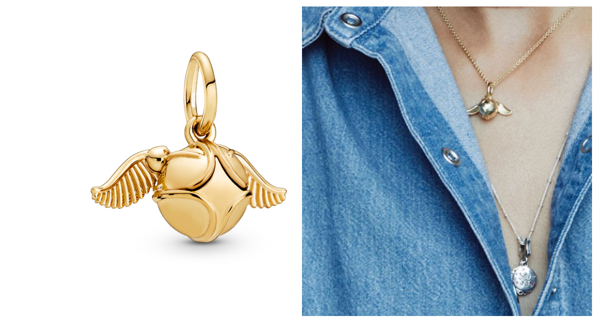 召集麻瓜們！聖誕必掃限定版Pandora x 《Harry Potter》金探子、Q版角色串飾