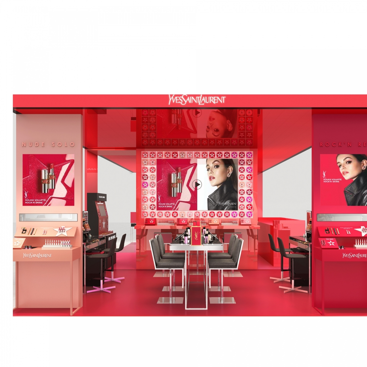 風靡全城！YSL  期間限定店 + 星星唇膏