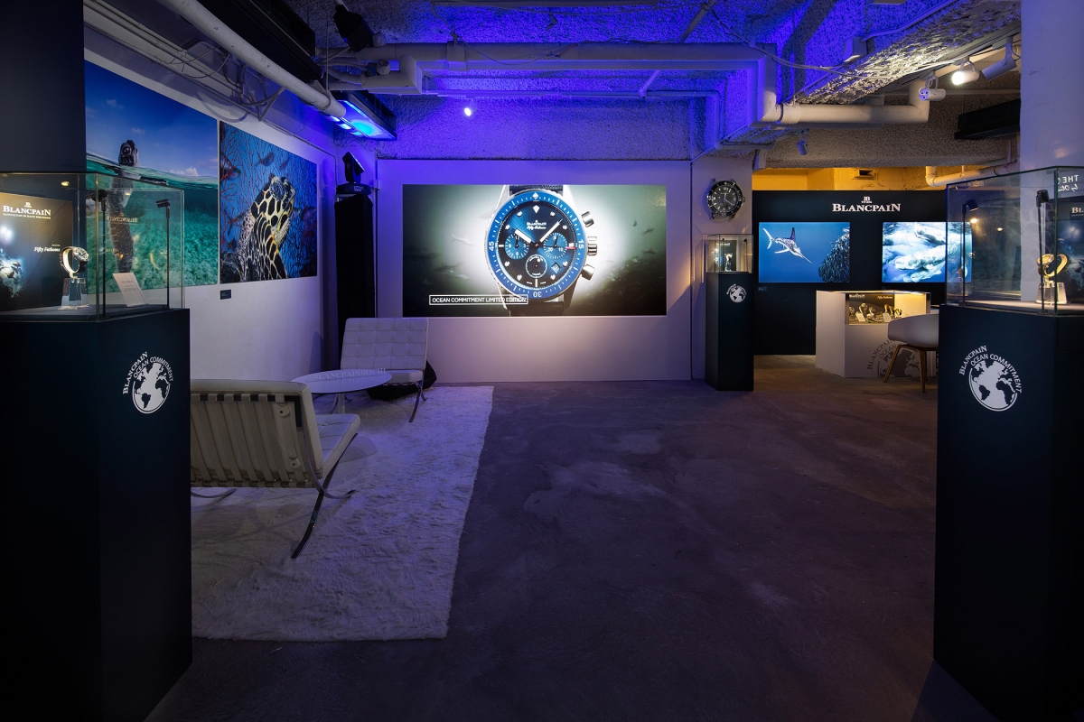 有錶有海仲有massage！寶珀「心繫海洋」pop-up展覽宣揚環保