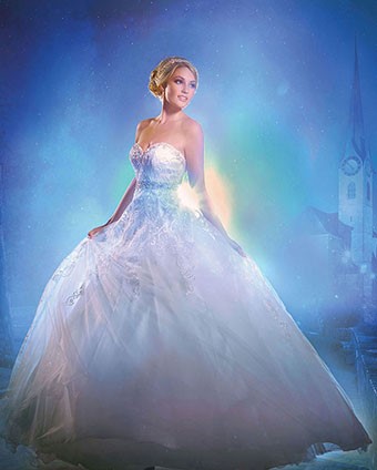 夢想成真！迪士尼公主婚紗「嫁」到