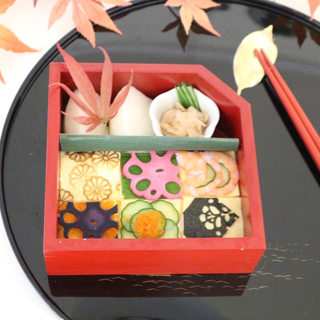 日式便當狂熱！讓人不忍心吃掉的馬賽克壽司