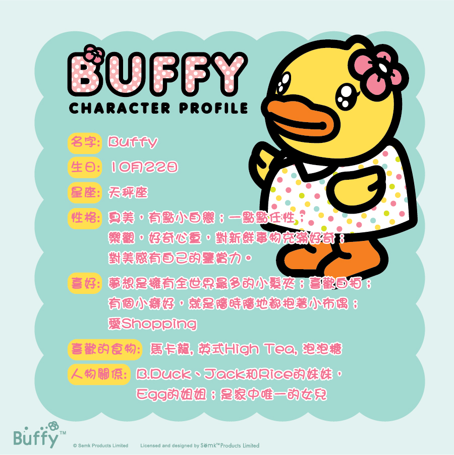 俘虜少女！B.Duck妹妹Buffy萌爆抵港