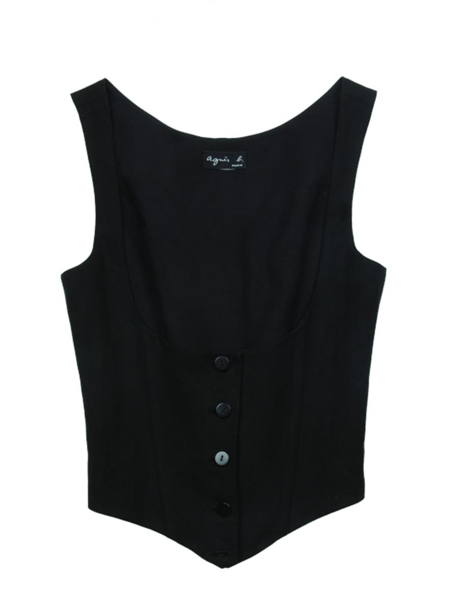 02.Agnes b 黑色馬甲 $2,290