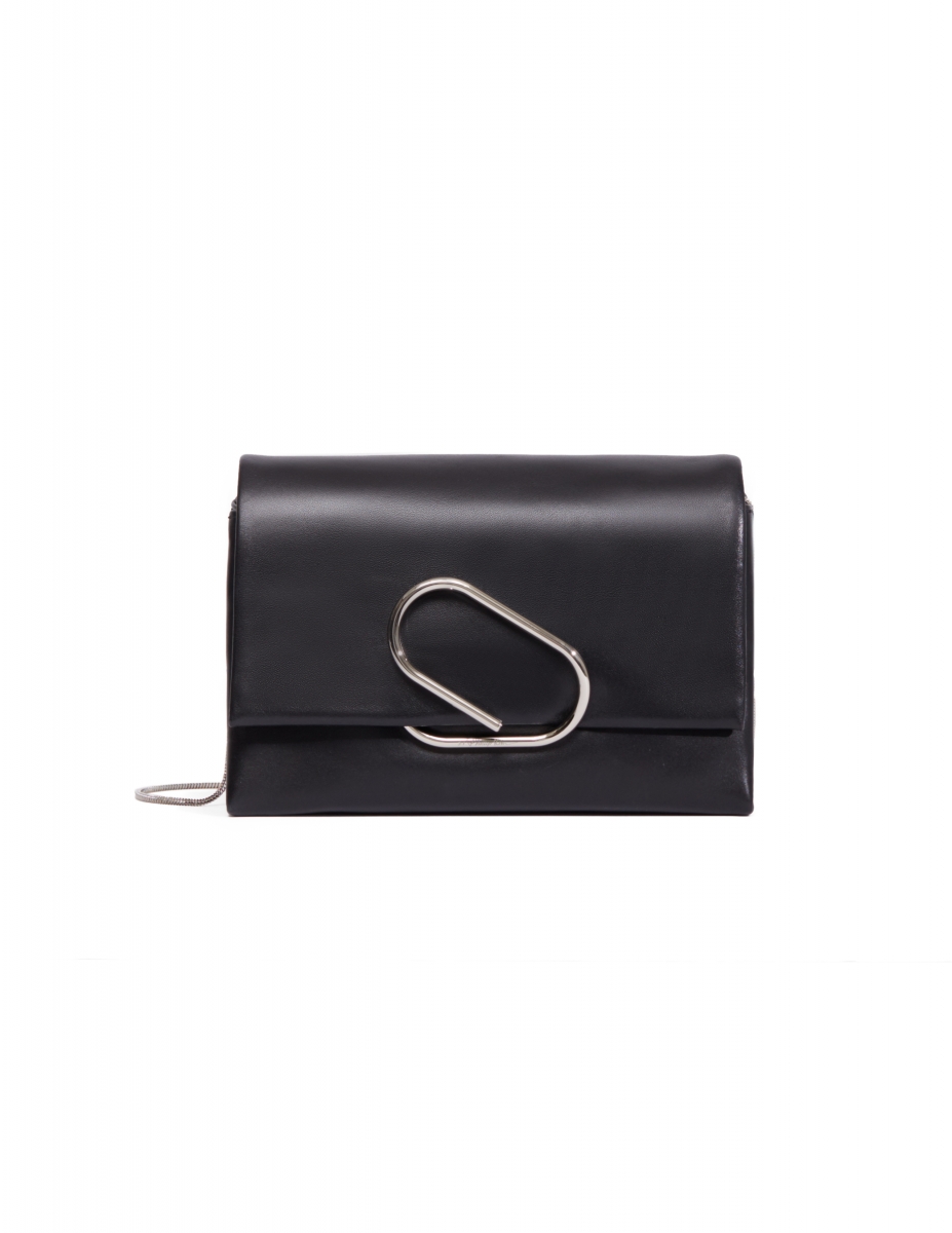 3.1 Phillip Lim Alix soft flap clutch in black $9,290