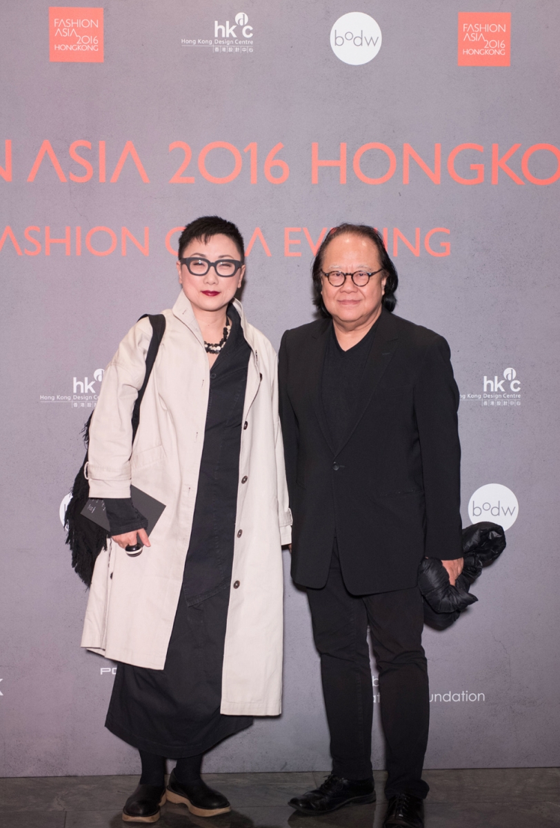 形象設計師劉天蘭及香港知專設計學院院長盧林
