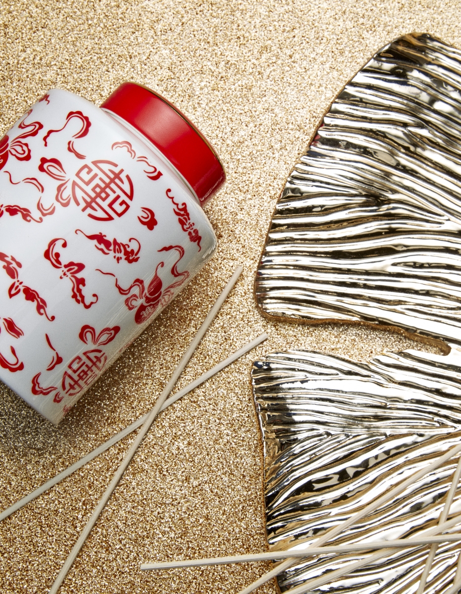 Ginger flower bone China 500ml diffuser set $2,780