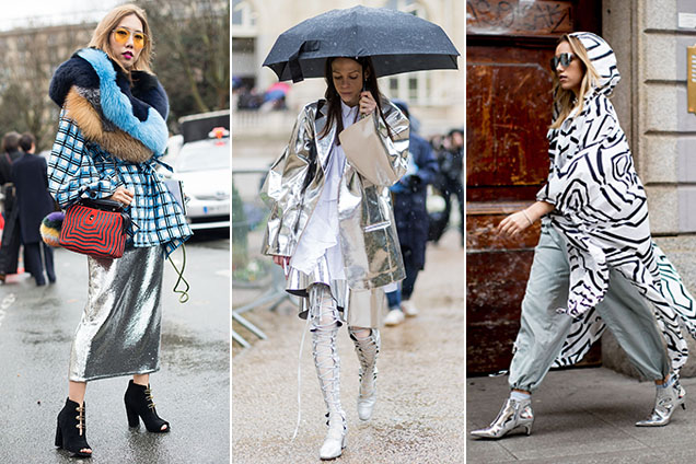 時裝達人係有自己的一套,配襯銀色睇來也不難。