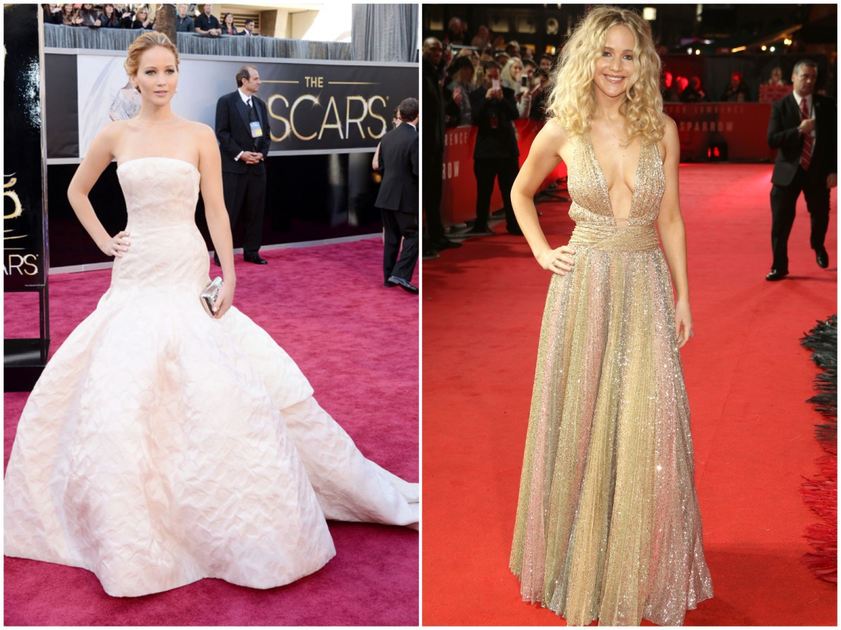 Jennifer Lawrence in Dior Couture