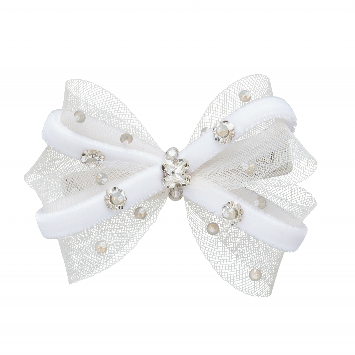 Step into the festive season with “bow” confidence white colour $3,280