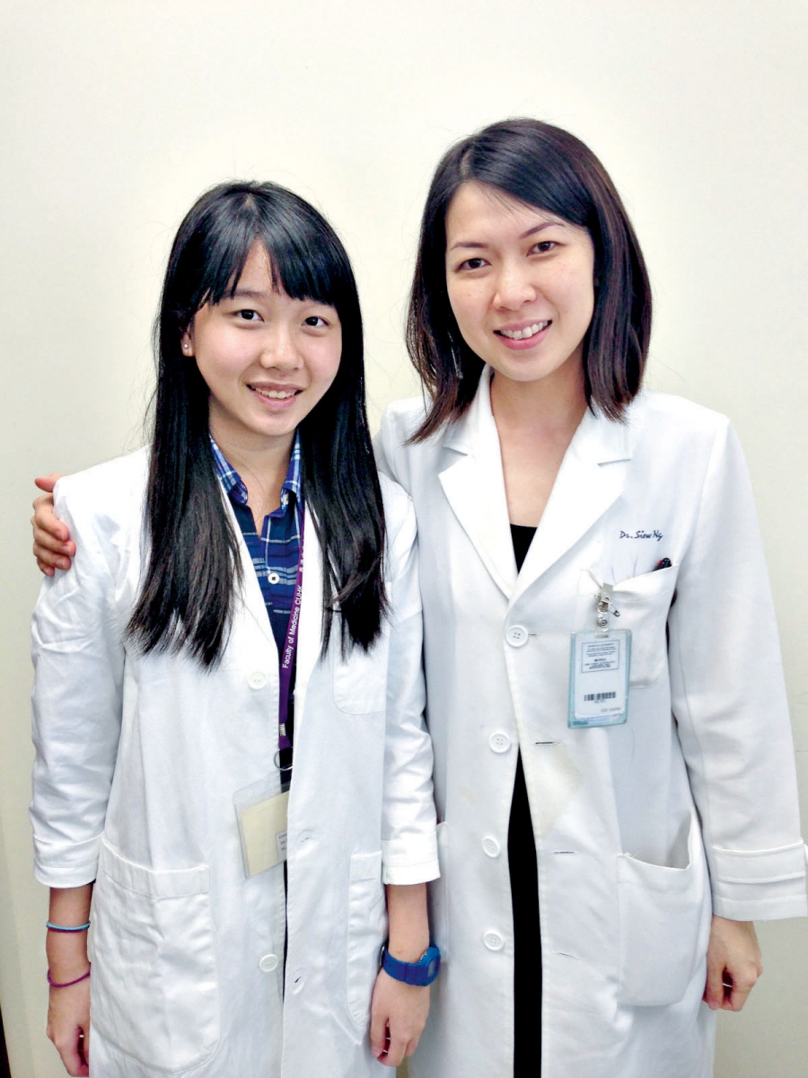 胡仕琦的志願是成為醫生,曾參加中文大學醫學院的暑期計劃,到醫院參觀和了解醫生的工作。