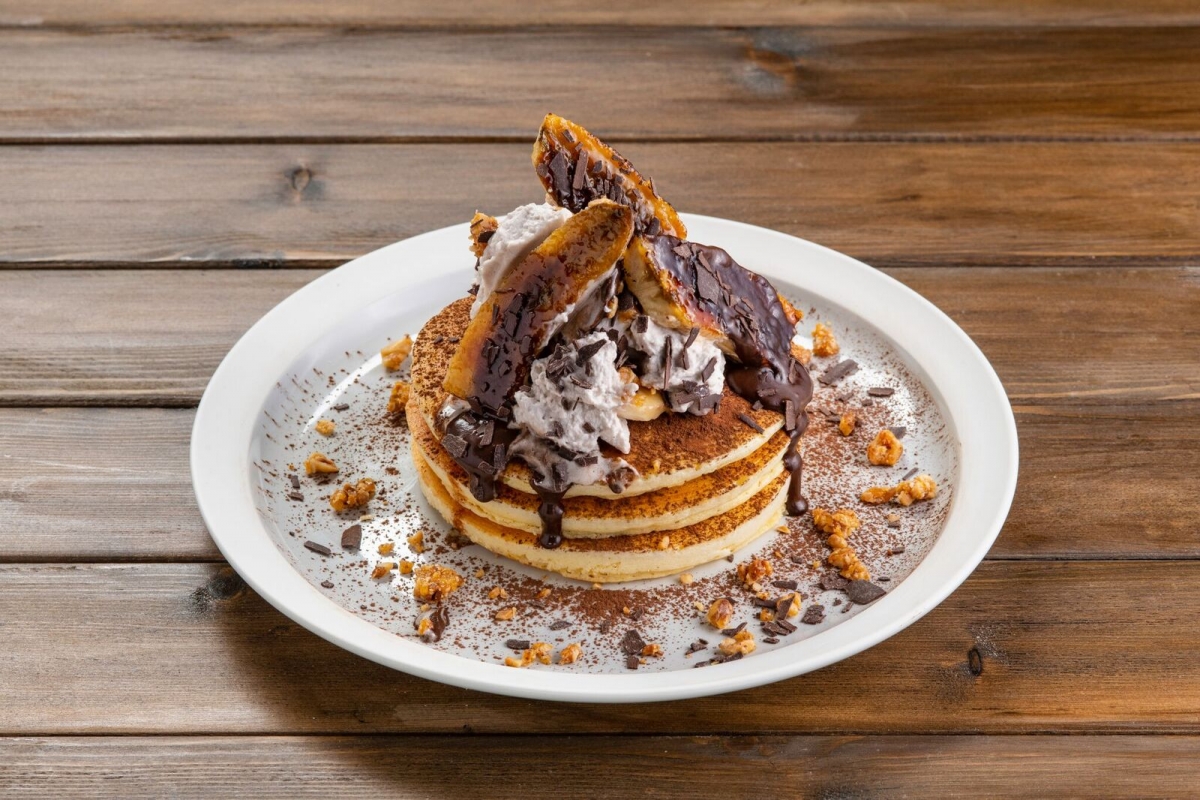 焦糖布朗尼雪糕班戟 $119