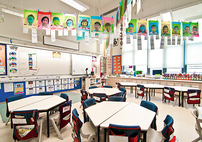 開揚自由的課室設計