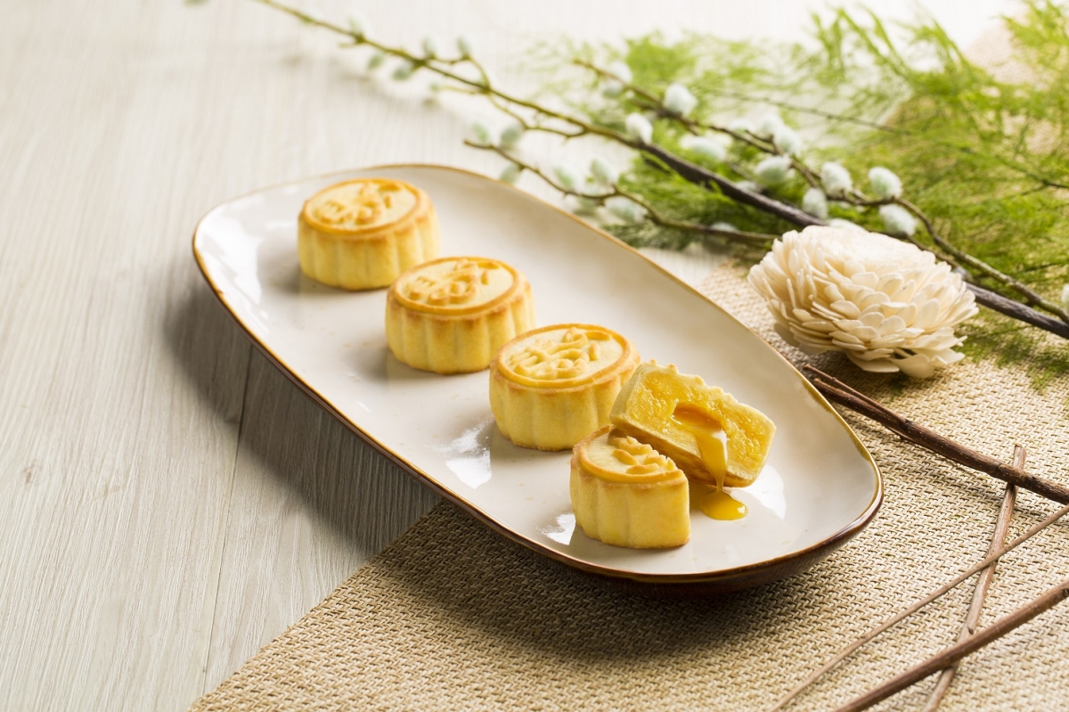 稀少糖奶黃流心月餅