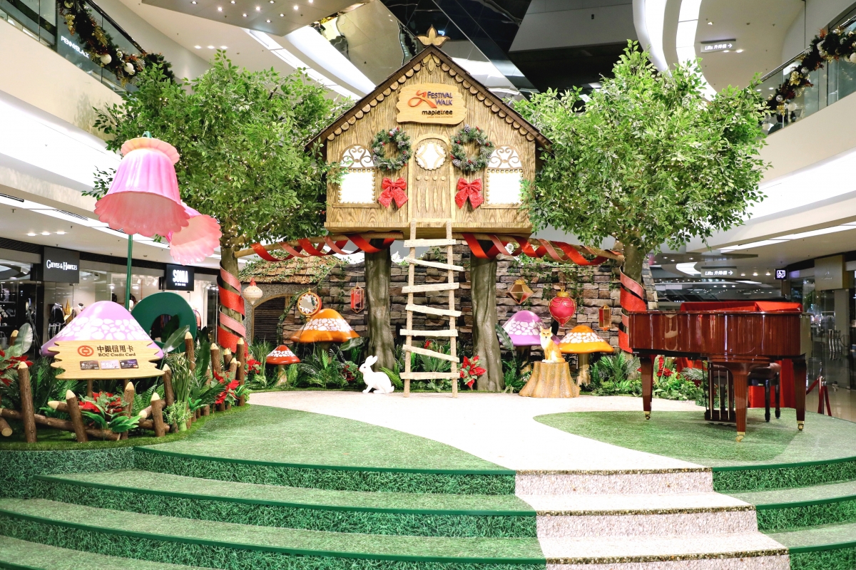 全港最高聖誕樹！填色畫冊Secret Garden實體化登陸香港