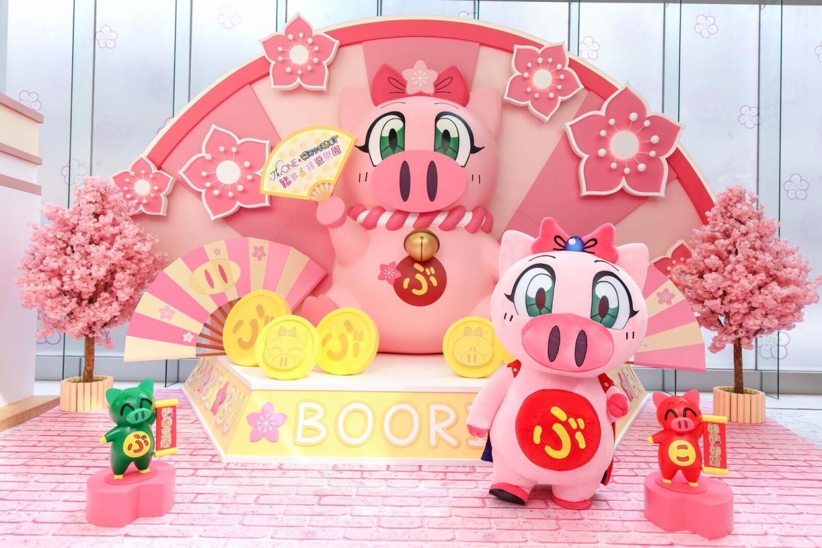 豬年萌爆打卡位！ 2大新春卡通人物主題商場