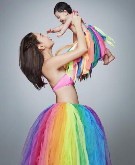 母親節裝扮靈感！星媽親子扮靚實錄